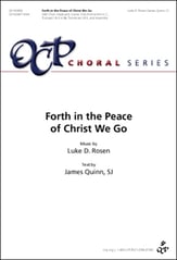 Forth in the Peace of Christ We Go SAB choral sheet music cover